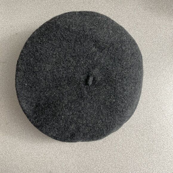 Vintage Beret Basque 100% Wool Hat Gray Mens RN 58584 Made In Czech Republic - Picture 2 of 8